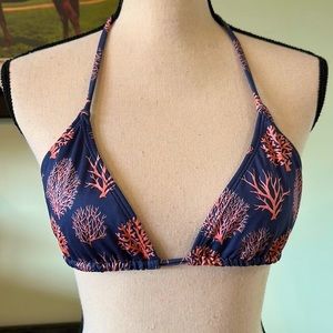 NWOT Coral Moa String Bikini Top-Size Medium